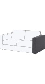 Resim IKEA Gri Rahat Kanepe - Kanepe Kolçağı 