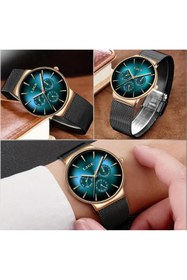 Resim Lige Çok fonksiyonlu Su Geçirmez Lüks Çelik Erkek kol Saati 