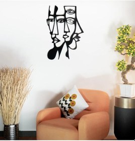 Resim Picasso Yüzler Metal Duvar Tablosu Modern Duvar Dekorasyonu 