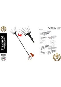 Resim Titanium Olive Lion Plus Akülü Zeytin Meyve Hasat Makinesi 33v Taraklı 