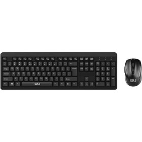 Resim J-TECH Grj Kablosuz Wireless Klavye Mouse Set Q Klavye Tr 