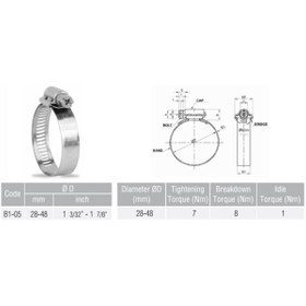 Resim Genel Markalar KELEPÇE B TIPI 13 MM 22-36 ERBI 