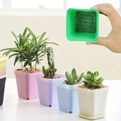 Resim 20/50100 adet Plastik Kare Ağ Ped, Bonsai Saksı Drenaj Ekranları, Bitki Contası, Toprak Tutma, Kadınlar İçin Bahçe Hediyesi, Saksı Aksesuarları 