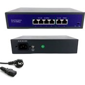 Resim Karer Poe Switch Gv Hub 4 Port 2 Up Link Megabit 10/100 Mbps Karer KR-F0420FBL-A 