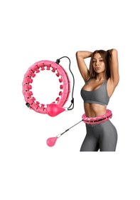 Resim Hulahop Egzersiz Çemberi Egzersiz Halkası Ağırlıklı Bel Karın Kalça Bölgesi Ayarlanabilir Çok Renkli 
