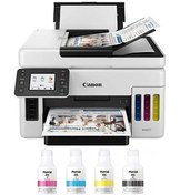 Resim Canon Maxify GX7040 Photoink Mürekkepli Wi-Fi + Tarayıcı + Fotokopi + Faks Çok Fonksiyonlu Mega Tanklı Yazıcı 