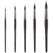 Resim Su boyası ve akrilik gouache için sanatçı detaylı liner fırça - İnce uç nylon ve bambu tasarımı, ergonomik kolu, at, metin ve uzun metin sanat projeleri için ideal, sanatçı boyama aracı|Ergonomik boyama fırçası|Dayanıklı yapı 