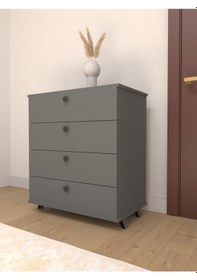 Resim Antrasit Çekmeceli Şifonyer 