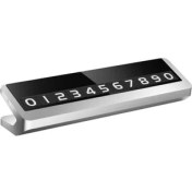 Resim ZSZH Yaratıcı Geçici Park Kartı Araba Etiketi-Gümüş (Yurt Dışından) 