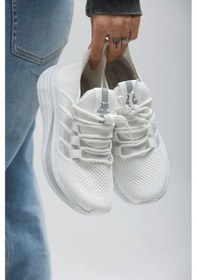 Resim 2201-awıdox Anatomik Tabanlı Unisex Bağcıksız Sneakers Ayakkabı Beyaz 