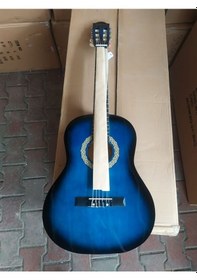 Resim Tam Boy 4/4 Başlangıç Düzeyi Karma Marka Klasik Gitar-Kılıf-Pena 