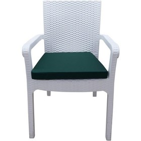 Resim Mirzade 4 Adet Hera Siesta Minder Su Geçirmez Kumaş-koyu Yeşil - 40 40 