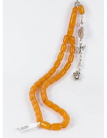 Resim Faris Usta İşçilikli Elişi Kapsül Kesim Sıkma Kehribar Tesbih N11.5214 