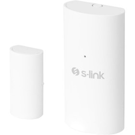 Resim S-Link Sl-zs02 Zigbee Sensör Kapı Pencere Sensörü Zigbee Tuya Uyumlu 