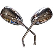 Resim Mondial Kt 125 Nikel Ayna Oval 8mm Düz Paso 