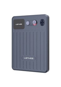 Resim Lenyes Lt01 Yapay Zeka Destekli Canlı Çeviri Özellikli Magnetik Ses Kayıt Cihazı Siyah 