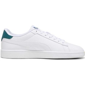 Resim Puma Smash 3.0 L Beyaz Erkek Günlük Spor Sneaker Ayakkabı 39098714-beyaz Beyaz | Orijinal 