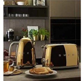 Resim Esmo Home Smeg TSF01GOEU Ekmek Kızartma Makinesi 2x2 