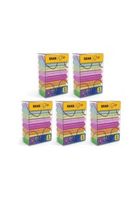 Resim Curved Rainbow 8 Li Silgi Sg-51 5 Li Paket 