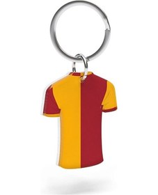 Resim Galatasaray Lisanslı Parçalı Forma Anahtarlık Aslan Ahşap Kutulu Siyah 