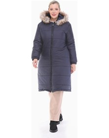 Resim Ray Desenli Şişme Mont Lacivert Büyük Beden 105cm Çok Renkli 