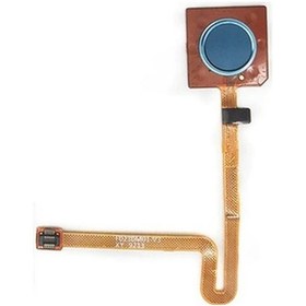 Resim Axya LG Uyumlu Q60 Orta Tuş Parmak Izi Okuyucu Tuş Flex 