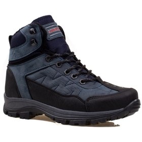 Resim m2s Unisex Mavi Trekking Yünlü Spor Bot 