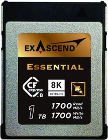 Resim exascend 1TB Essential Series CFexpress Type B Memory Card 