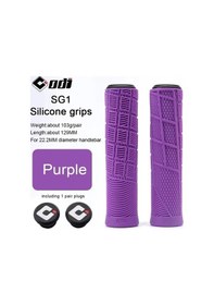 Resim Dashanshop Odı Bmx Grips Bisiklet Tutacakları Mor Yumuşak Konforlu Mtb Aksesuarları Mor 