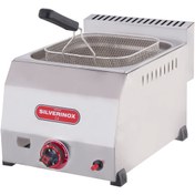 Resim Işıkgaz Silverinox Endüstriyel Tekli 8 Litre Doğalgazlı Fritöz 