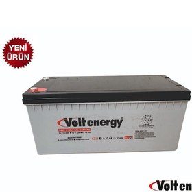 Resim VOLT ENERGY Volt 12 V 225 Amper Jel Akü Deep Cycle Nanocarbon (Üretim Yılı:2023) 