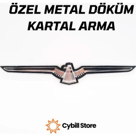 Resim Cybill Store Kartal Krom Metal Arma Üst Kalite 1 Adet 23X4 cm 