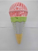 Resim Luluyen Mini El Fanı Şarjlı Dondurma Figürlü Taşınabilir Vantilatör Masa El Tipi Serinletici Soğutucu 