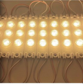 Resim 220 Volt 3 Watt 3 Lü Lensli Gün Işığı 3030 Modül Led 5 Adet 