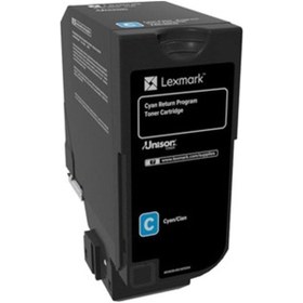 Resim Lexmark 74C50C0 3.000 Sayfa Cyan Mavi Toner CS720-725 CX725 
