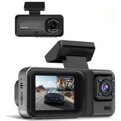 Resim Cloud011 Çift Lensli 32gb Kartlı Araç Kamerası 1080p 720p Gece Görüş Wdr 140 Park Modu 