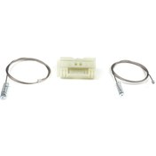 Resim Renault Clio MK3 2005-2014 5-Kapı 8200291153 İçin Elektrikli Arka Sağ Cam Kriko Tamir Seti 