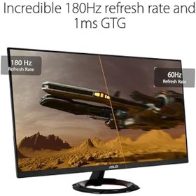 Resim Asus Tuf Gamıng VG279Q3R 27 Fast IPS Freesync ve G-Sync Uyumlu 1920X1080 1ms 180Hz 250CD Dp HDMI Hoparlör Vesa 3yıl 100% Srgb Elmb Monitör 