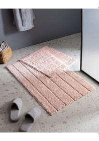 Resim Madame Coco Serre 2'li Pamuklu Banyo Paspası - Pudra 8684427185186 Pudra 