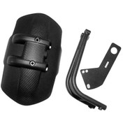 Resim Suntek Siyah Pvc Motosiklet Arka Jant Kapağı Fender Splash Guard Çamurluk Braketi 