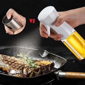 Resim Orret Home Sprey Yağdanlık Cam Şişe Yağ Püskürtücü 225 ml Airfryer Kızartma Izgara Salata İçin Yağlık 