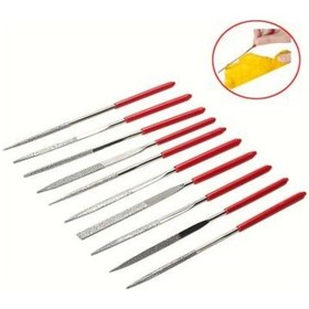 Resim 10 Parça Elmas Uçlu 3d Plastik Cam Altın Fayans Taş Hobi El Sanatları Mücevher Tamirci El Zımparası 