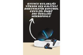 Resim Krm 7 Kordonlu Akıllı Saat ve Oyuncu Kulaklığı Anc Özelliği Kulak Içi Mikrofonlu Sesli Gör 