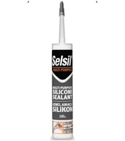 Resim Selsil Şeffaf Silikon 280 Ml 25 Adet 021 Sel 