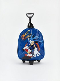 Resim LC Waikiki Peak Yeni Sezon Sonic Baskılı Erkek Çocuk Çekçekli Çanta 