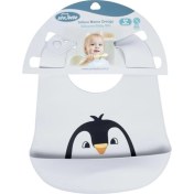 Resim Desenli Silikon Mama Önlüğü 