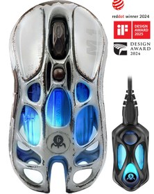 Resim Mercury M1 Pro Gri Özel Seri Süper Hafif Kablosuz Gaming Mouse 