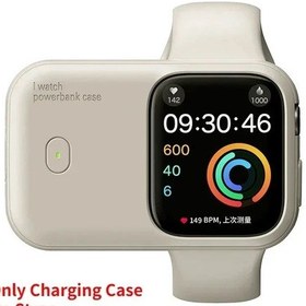 Resim Taşınabilir Akıllı Saat Kablosuz Şarj Cihazı 1200 Mah Güç Bankası Cihazı İos Uyumlu Starlight 40mm 41mm Starlight 