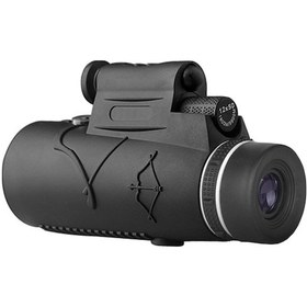 Resim Qingmipy 12x Bak4 Prisma 40mm Lens Gündüz/gece Kullanıma Uygun Telefon Bağlanabilir Hd Monoküler Teleskop 