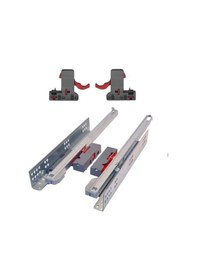 Resim Samet Smart Slide Bas Aç Kısmi Açılım Ray 400Mm Gri 